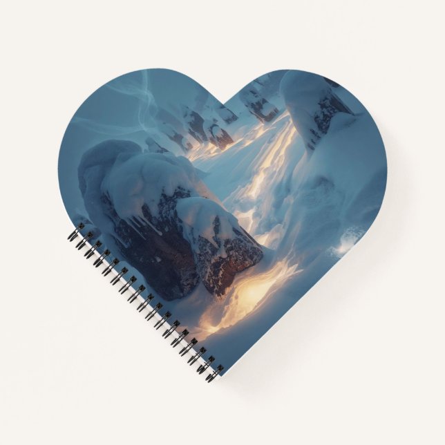 Where Light Wanders in Winter Notebook (Front)