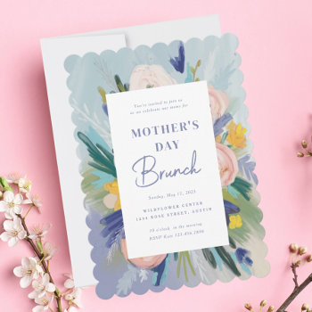 Where Love Grows Mother's Day Brunch Invitation by origamiprints at Zazzle