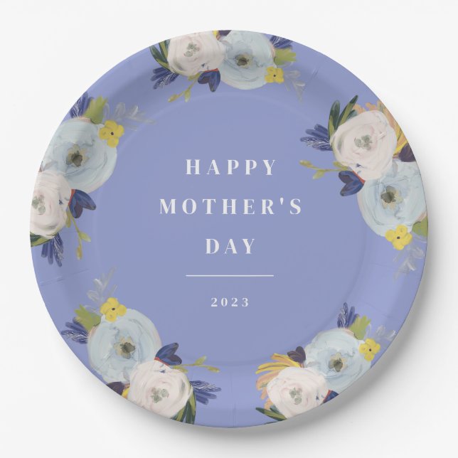 Where Love Grows Mother's Day Paper Plates (Front)