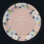 Where Love Grows Mother's Day Paper Plates<br><div class="desc">Floral mother's day flower bouquet in a spring color palette illustrated by Shelby Allison.</div>