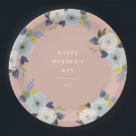 Where Love Grows Mother's Day Paper Plates<br><div class="desc">Floral mother's day flower bouquet in a spring color palette illustrated by Shelby Allison.</div>