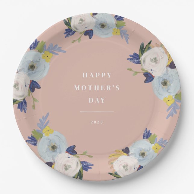 Where Love Grows Mother's Day Paper Plates (Front)