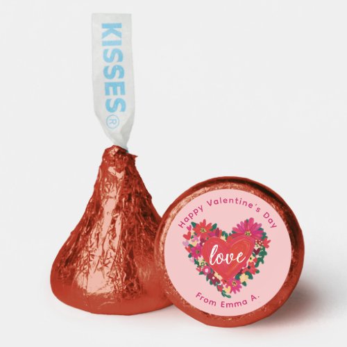 Where Love Grows Personalized Valentine Hersheys Kisses