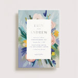 Where Love Grows Wedding Foil Invitation<br><div class="desc">Floral wedding flower bouquet in a spring color palette illustrated by Shelby Allison.</div>