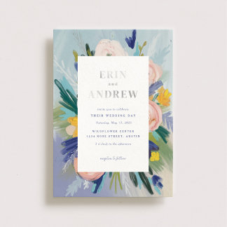 Where Love Grows Wedding Foil Invitation