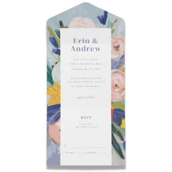 Where Love Grows Wedding Invitation With Rsvp Card by origamiprints at Zazzle