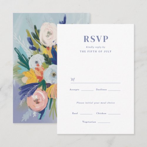 Where Love Grows Wedding RSVP Card