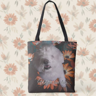 Where Love Lives  Tote Bag