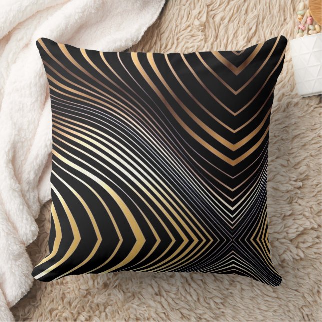 “Where Luxury Meets Sophistication”  Throw Pillow (Blanket)