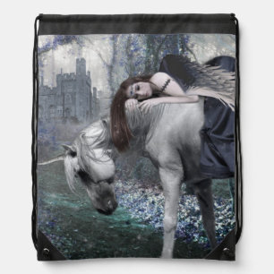 Where Magic Sleeps Drawstring Bag
