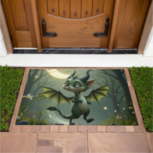 Where moonbeams dance, little mischief awakens. doormat