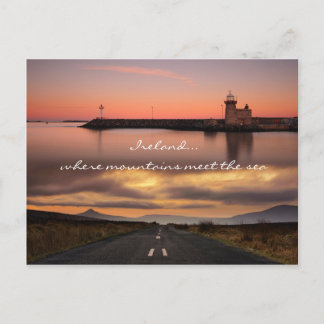 Where mountains meet the sea postcard