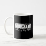 Where My Story Begins New York City Bridge Nyc Bro Coffee Mug
