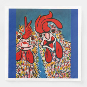 WHERE NOT CHICKENS PAPER DINNER NAPKINS