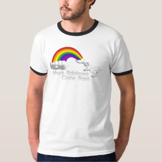 Where rainbows come from t-shirts