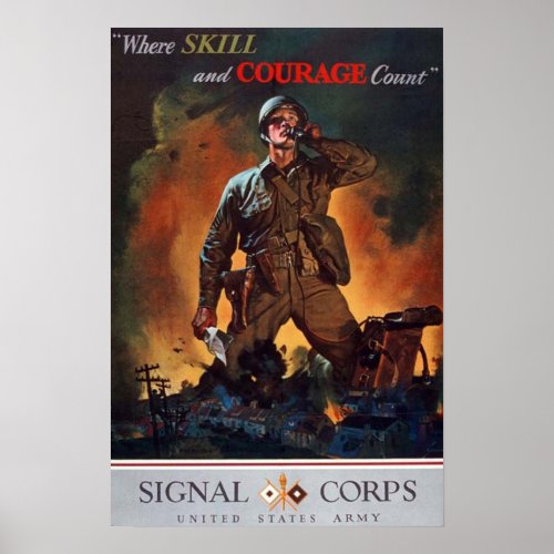 Where Skill and Courage Count Poster