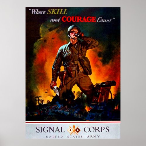 Where Skill and Courage Count Poster