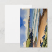 “Where Sky Meets Quiet Sand” – Devon Seascape (Front/Back)