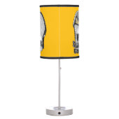 Where Slapshots Go To Die (Hockey) Table Lamp (Back)