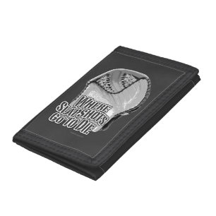 Where Slapshots Go To Die (Hockey) Tri-fold Wallet