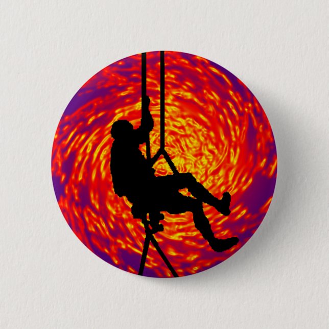 WHERE SOULS CLIMB PINBACK BUTTON (Front)