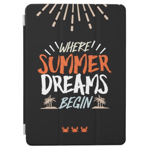 Where Summer Dreams Begin Celestial Beach Night iPad Air Cover
