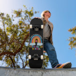 Where The Adventure Begins 100th Days Smarter Skateboard<br><div class="desc">Where The Adventure Begins 100th Days Smarter Rainbow</div>