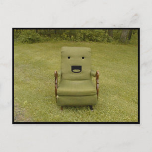 Where the comfy things are postcard