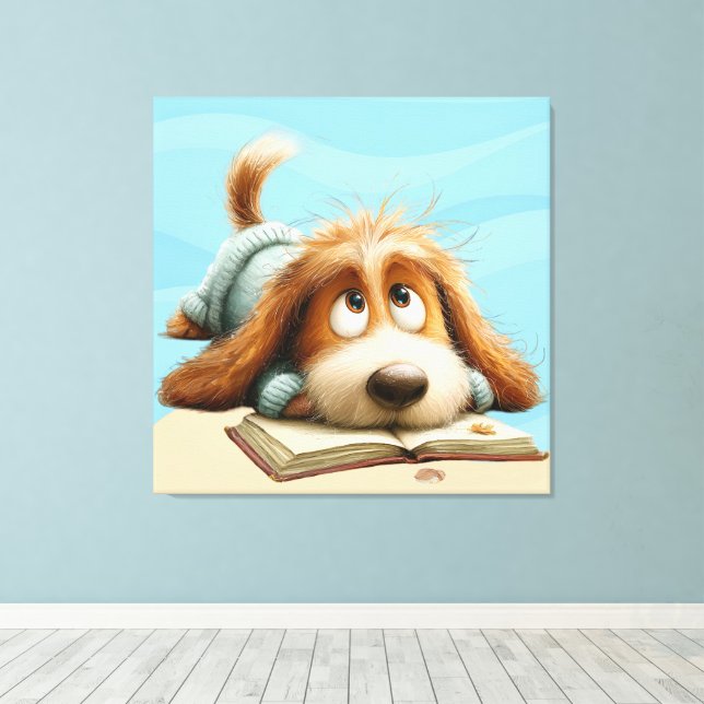 Where the Floorboards Whisper Canvas Print (Insitu(Wood Floor))