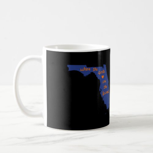 Where The Girls Are The Fairest Gator State Of Flo Coffee Mug
