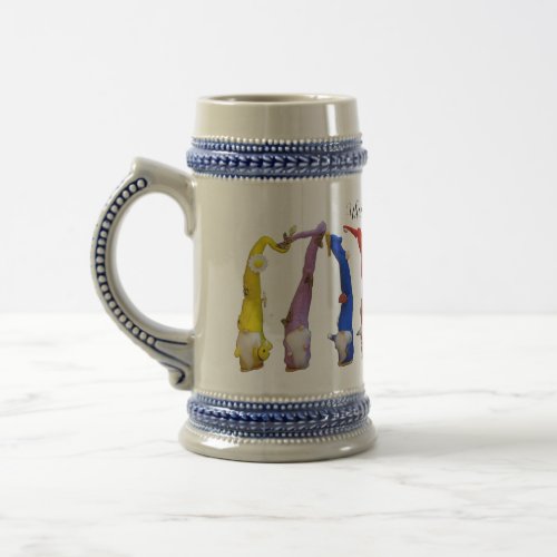 Where the Gnomes Live  Beer Stein