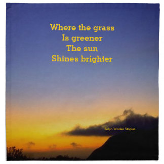 where the grass is greener cloth napkin