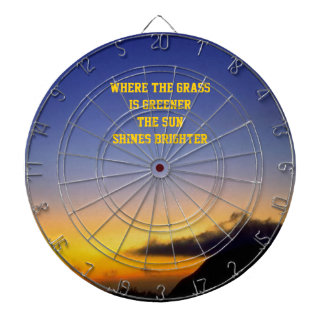 where the grass is greener dartboard