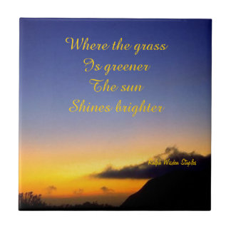 where the grass is greener tile