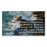 Where the Ocean Meets the Rocks Business Card Magnet