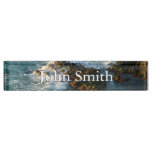 Where the Ocean Meets the Rocks Desk Name Plate