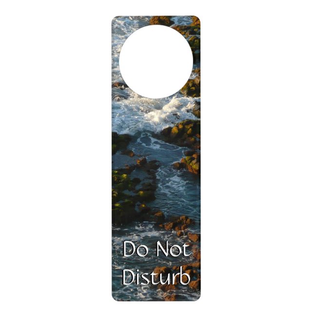 Where the Ocean Meets the Rocks Door Hanger (Front)