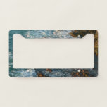 Where the Ocean Meets the Rocks License Plate Frame