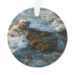 Where the Ocean Meets the Rocks Ornament
