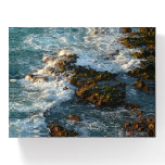 Where the Ocean Meets the Rocks Paperweight