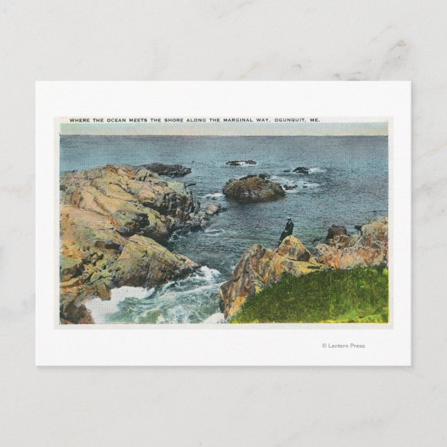 Where the Ocean Meets the Shore Postcard (Front)