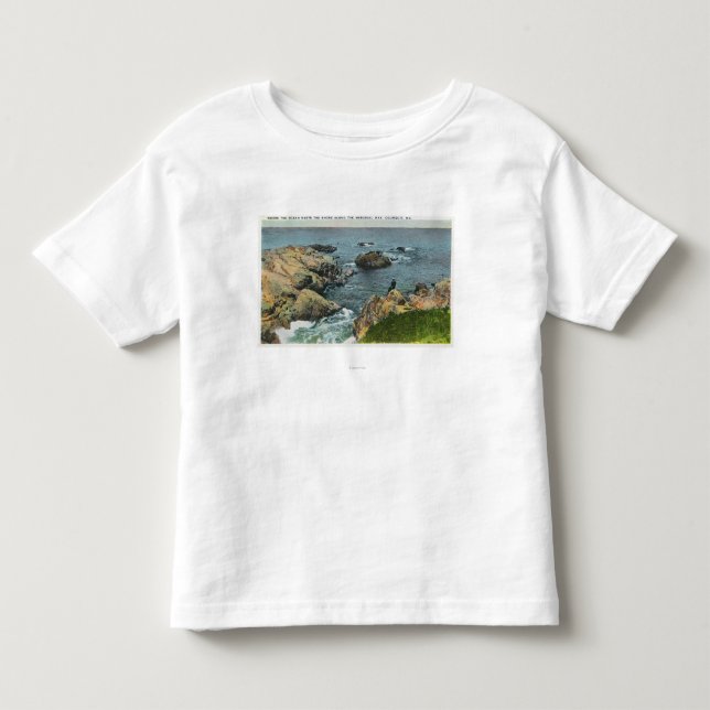 Where the Ocean Meets the Shore Toddler T-shirt (Front)
