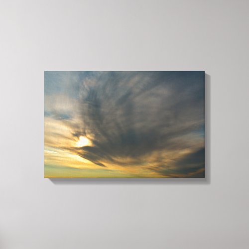 Where the Sky Falls Quiet Canvas Print