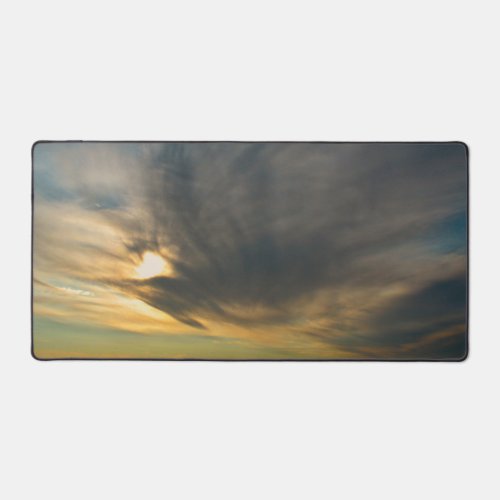Where the Sky Falls Quiet Desk Mat