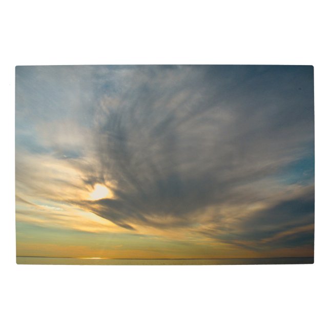 Where the Sky Falls Quiet Metal Print (Front)