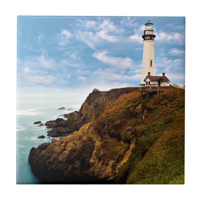 Where the Sky Meets the Sea Ceramic Tile (Front)