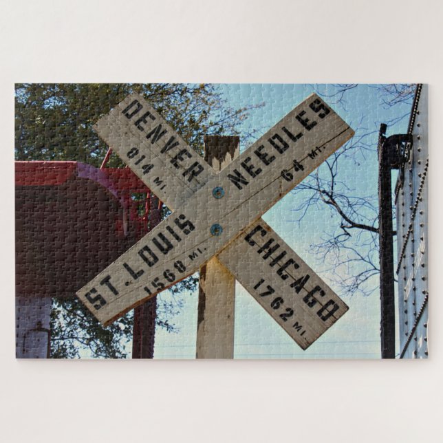 Where the Tracks Lead Jigsaw Puzzle (Horizontal)