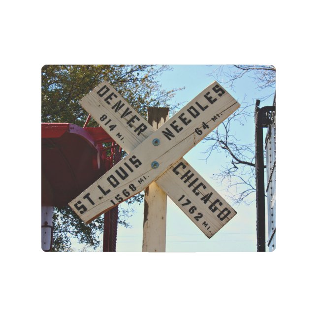 Where the Tracks Lead Metal Print (Front)