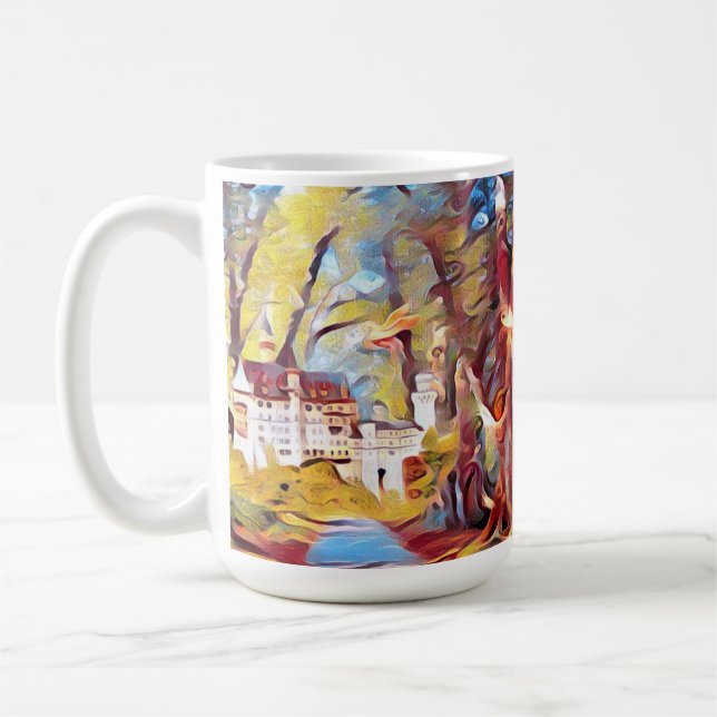 Where The Unicorns Play Pop Art, Coffee Mug (Left)
