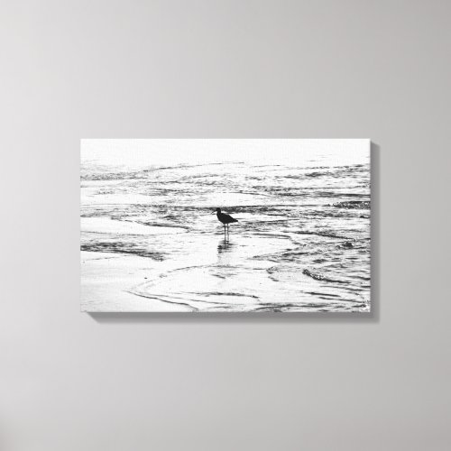 Where the Waves End Canvas Print